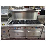 CPG 60' 10 Burner Propane Range with Two Ovens