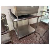 36ï¿½ All Stainless Steel Work Table