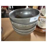 4 9ï¿½ Bon Chef Cold Table Metal Bowls
