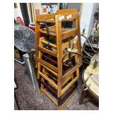 2x Wooden High Chairs