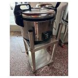 Zojirushi 20 Cup Rice Cooker & Holder w/ Cart