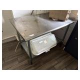 48' Stainless Steel Work Table