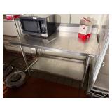 54' All Stainless Steel Work Table