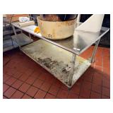 6' Stainless Steel Work Table