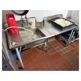 36' Clean & Dirty Dide Dish Machine Tables
