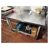 48' Stainless Steel Work Table