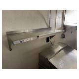 2 36' Stainless Steel Wall Shelves