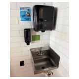 Hand Sink w/ Soap & Towel Dispensers