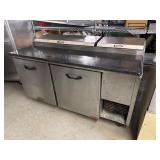 67ï¿½ Pizza Prep Table w/ Marble Top