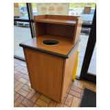 Wooden Trash Can