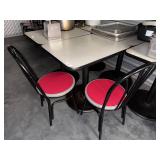 30' Dining Table w/ 4 Chairs