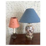 Pair of small table lamps