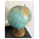 Vintage poor condition Rand McNally world globe