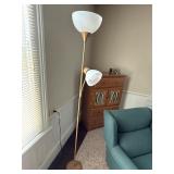 Plastic shades floor lamp