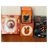 Halloween thanksgiving disco ball decor