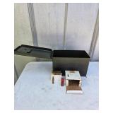 Ammo can and assorted ammo