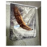 Eagle blanket (holes to hold it on the wall)