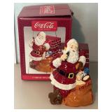 11ï¿½ Coca Cola cookie jar Santa