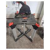 Smal chip saw and work stand