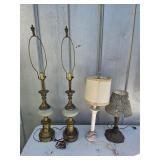 Assorted lamp lot