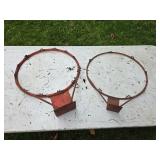 2 basketball rims