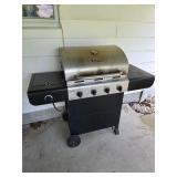 Char-broil gas grill and 20lb propane tank
