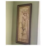Framed print orchid