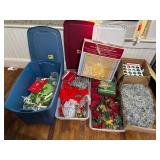 Assorted Christmas decor