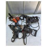 Electric drills and jigsaw working