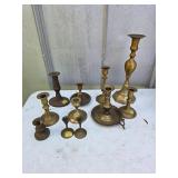 Brass candlesticks