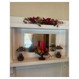 Home decor 2 oil lamps wooden candle holder & more