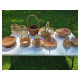 Basket lot and contents