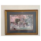 Framed print Unpretentious Garden by Gari Melchers