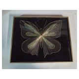 Butterfly string art
