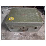 Vintage military trunk needs cleaning