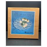 Vintage Indiana glass egg relish tray