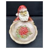 Santa Christmas candy dish