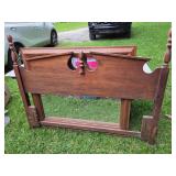 Full/Queen headboard and mirror needs tlc