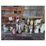 Assorted decor doll chairs and more
