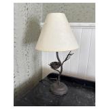 Vintage birds nest branch lamp