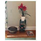 Home decor lot plant stand wall shelf