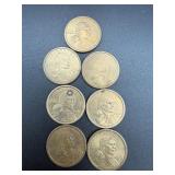 7- Sacagawea Native American dollar coin