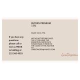 Sales Tax information & Buyers Premium