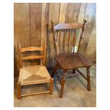 2 vintage chairs