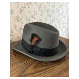 Vintage Mallory By Stetson hat Caribou color 7 1/4