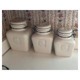 Lot of 3 vintage Gibson canisters