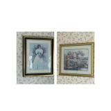 Pair of framed prints