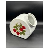 McCoy Strawberry Country Tilted Cookie Jar