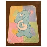 Vintage care bear blanket