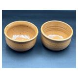Signed Melanie waters pottery berry bowls